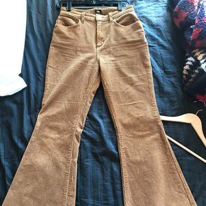 VINTAGE MODERN HIGH RISE CORDUROY FLARE JEAN
